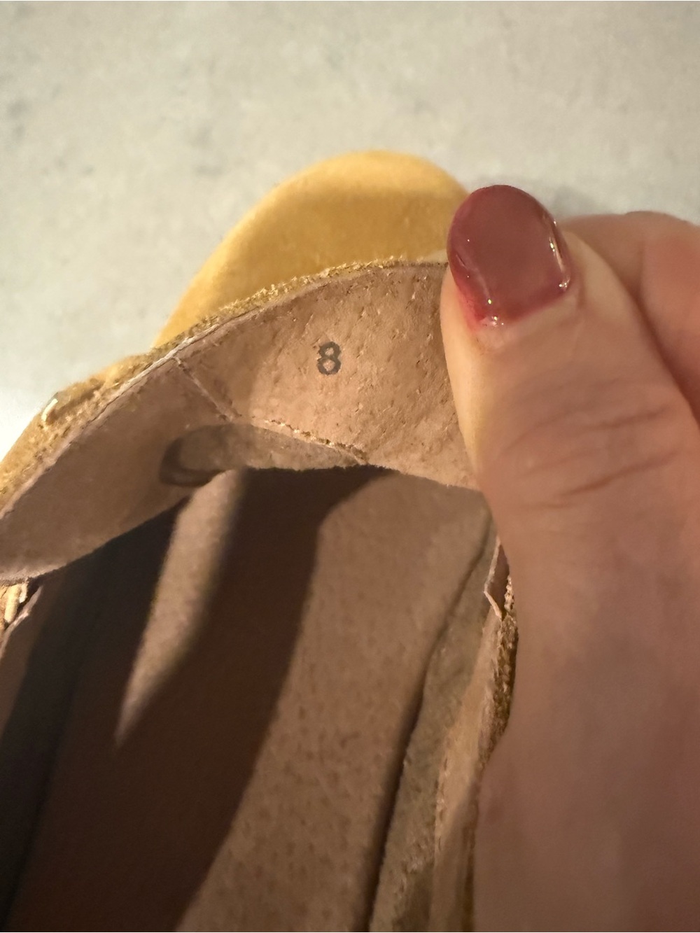 Seychelles Mustard Suede Platform Mule with Buckle Size 8 Worn once - Picture 8 of 13